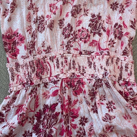 NWT size small Poupette St Barth Ilona Mini Dress Pink Grasse S - Picture 4 of 7